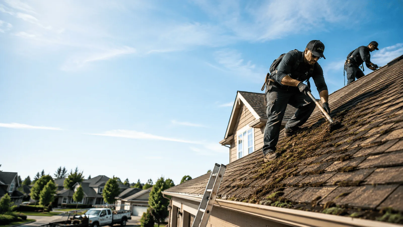 Roof Moss Removal in Pomona, CA near me
